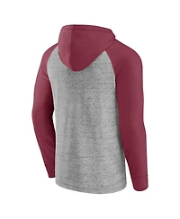 Men's Fanatics Steel Colorado Rapids Deflection Raglan Pullover Hoodie