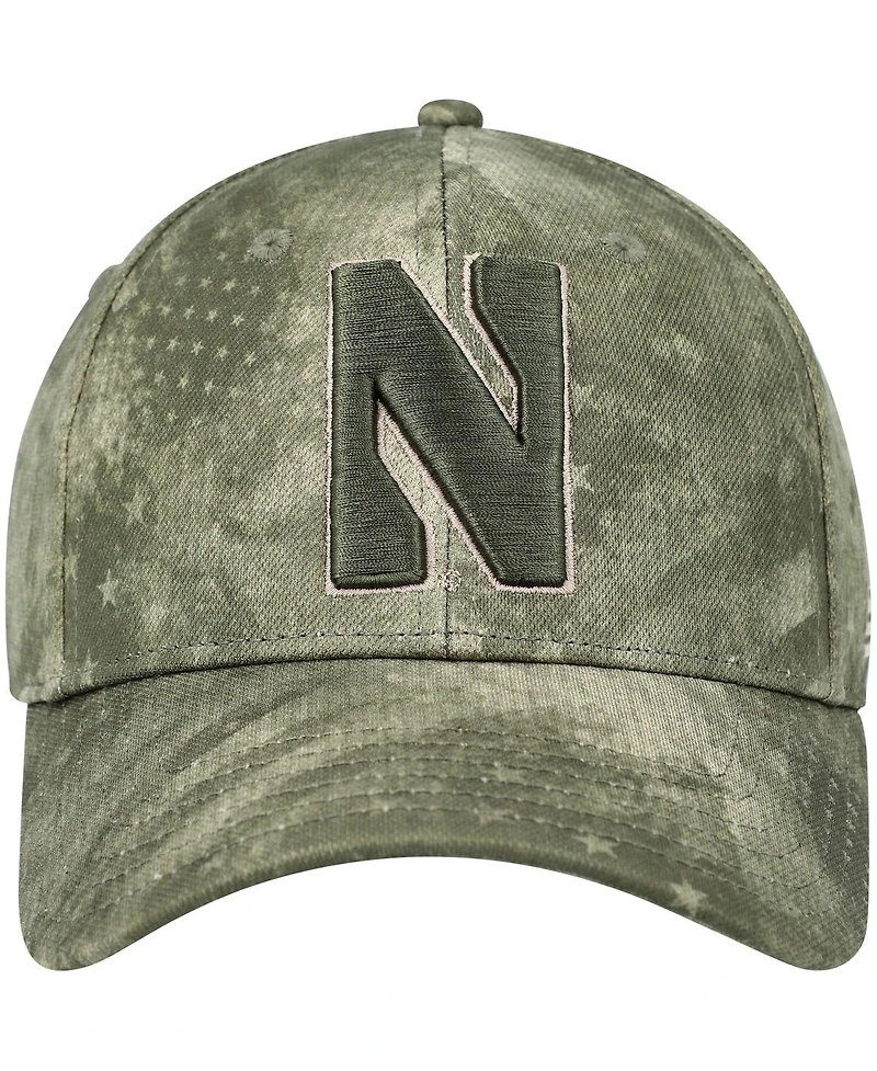 Men's Under Armour Camo Northwestern Wildcats Blitzing Performance Adjustable Hat