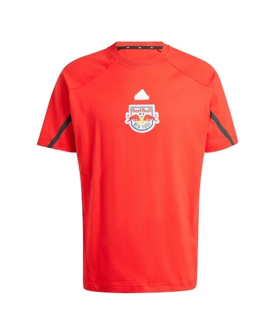 Men's adidas Red New York Red Bulls 2024 Travel Raglan T-shirt