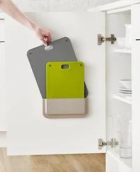 Joseph Joseph DoorStore Chop 2-piece cutting board set with in-cupboard storage case