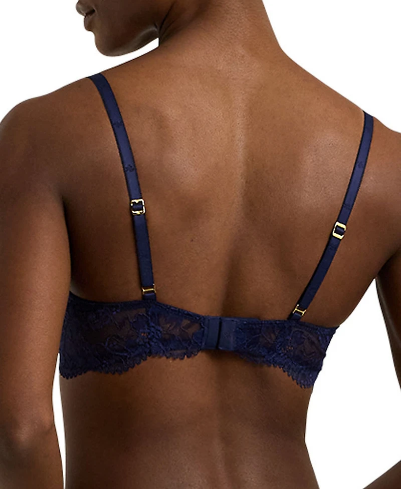 Lauren Ralph Women's Unlined Lace Full Coverage Bra 4L0026