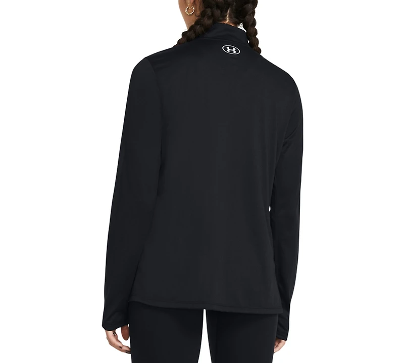 Under Armour Women's Solid Tech Half-Zip Logo Top