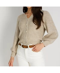 Cole Haan Women's Genuine Leather Sculptured Harness Buckle Belt