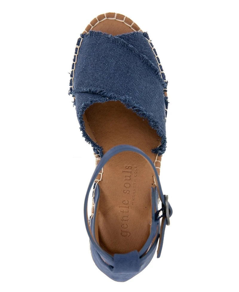 Gentle Souls Women's Charli X Band Buckle Sandals