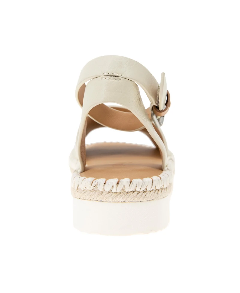 Gentle Souls Women's Lucille Buckle Sandal