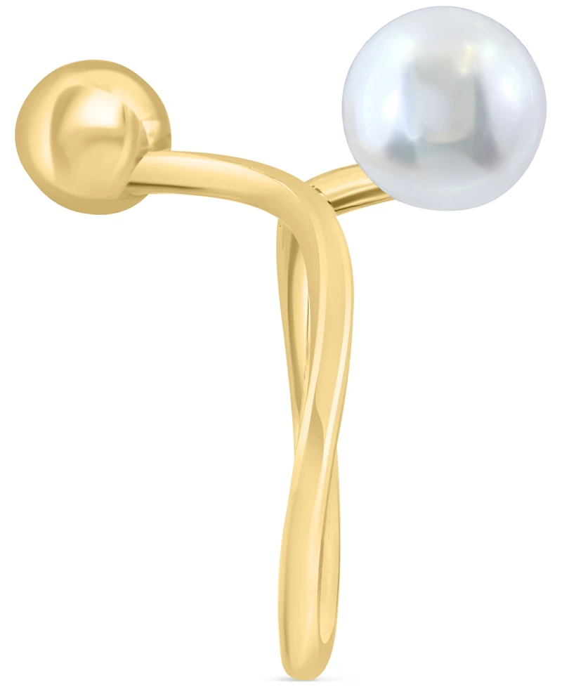 Effy Freshwater Pearl (8mm) Abstract Statement Ring in 14k Gold