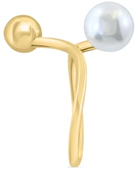 Effy Freshwater Pearl (8mm) Abstract Statement Ring in 14k Gold