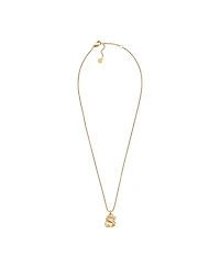 Skagen Women's Lny Gift Set Gold-Tone Stainless Steel Earrings and Necklace