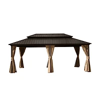 Streamdale Furniture 12'x18' Hardtop Aluminum Gazebo