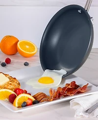 Guy Fieri's Flavortown Hard-Anodized Laser Titanium Aluminum 10" Frying Pan