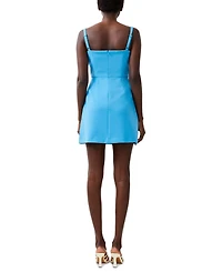 French Connection Women's Whisper Crossover Mini Dress