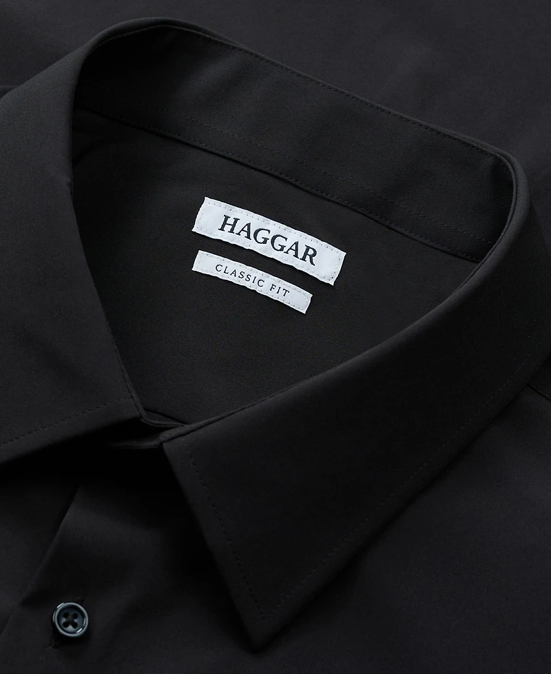 Big & Tall Haggar Men's Smart Wash Classic Fit Dress Shirt