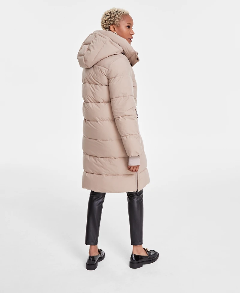Bcbgmaxazria Women's Hooded Collared Puffer Coat