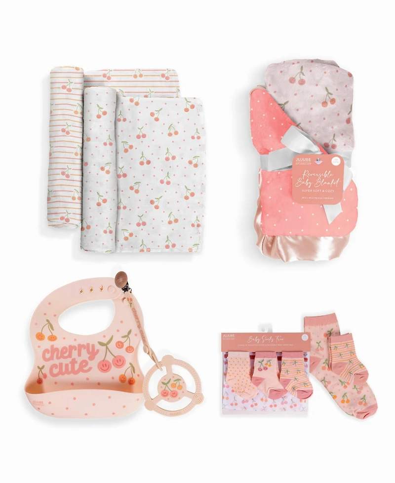 JuJuBe Everyday Essentials Baby Bundle Cherry Cute