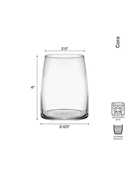 Mikasa Cora 14 Ounces Stemless Wine and Spirits Glass 4-Piece Set