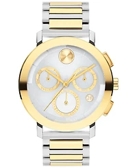 Movado Men's Swiss Chronograph Bold Evolution 2.0 Stainless Steel Bracelet Watch 42mm