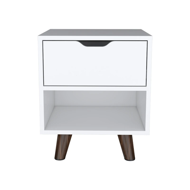 Simplie Fun Nightstand Carleen, Bedroom, White