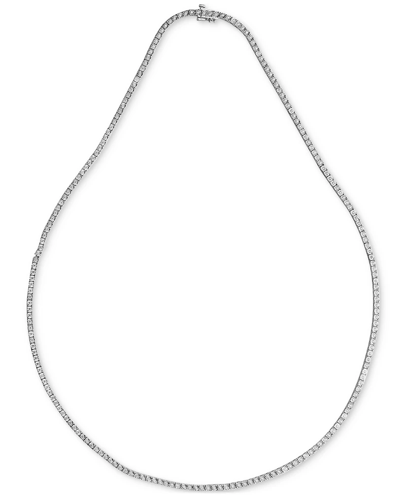 Men's Diamond 24" Tennis Necklace (2 ct. t.w.) in Sterling Silver