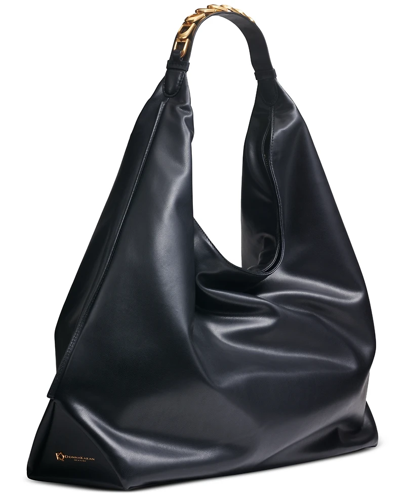 Donna Karan New York Bellmore Extra Large Hobo With Bezel Strap