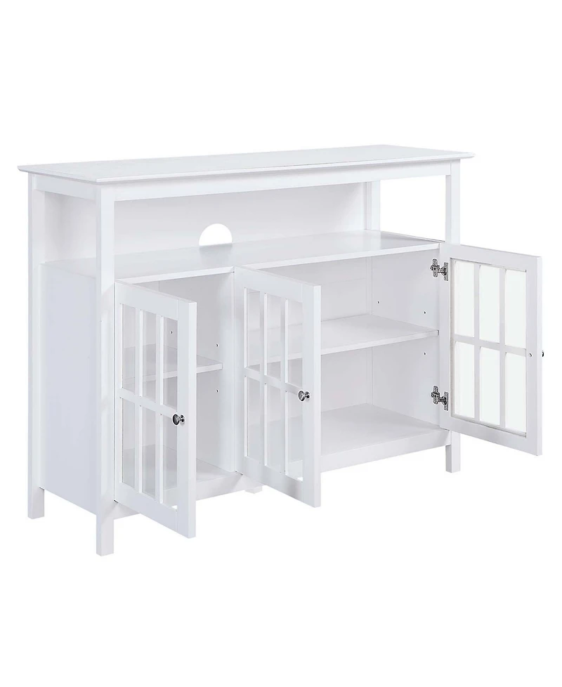 Convenience Concepts 47.75" Big Sur Deluxe Tv Stand with Cabinets and Shelf
