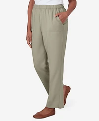 Alfred Dunner Women's Tuscan Sunset Twill Average Length Pants