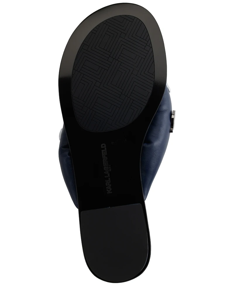 Karl Lagerfeld Paris Women's Ceejay Embellished Thong Sandals