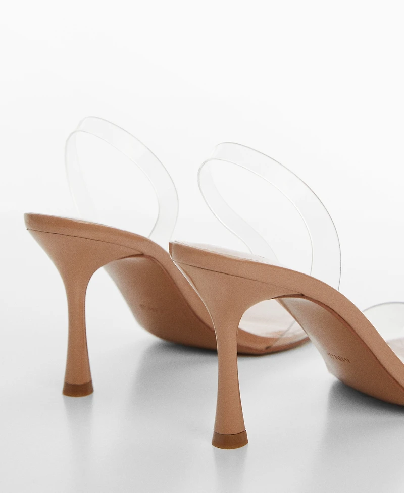 Mango Women's See-Through Straps Sandals