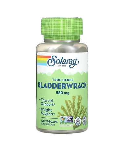 Solaray True Herbs Bladderwrack 580 mg - 100 VegCaps