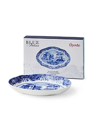 Spode Blue Italian Pickle Dishes, Set of 2