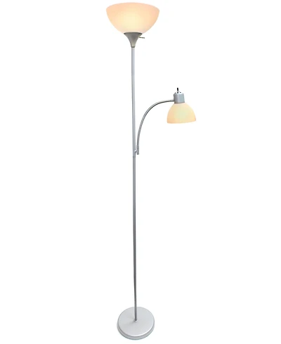 Creekwood Home Essentix 71.5" Tall Traditional 2 Light Mother Daughter Metal Floor Lamp