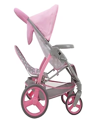 509 Crew - Cotton Candy Pink - Twin Tandem Doll Stroller