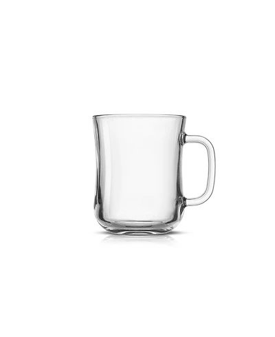 JoyJolt Diner Single Wall Coffee Glass 15.5 oz, Set of 4