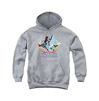 Justice League of America Youth Team Power Pull Over Hoodie / Hooded Sweatshirt