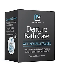 M3 Denture Bath Case | Retainer Case, Denture Case, Denture Cleaner Cup