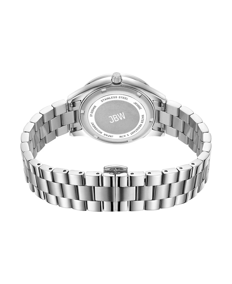 Jbw Women's Mondrian 34 Quartz Silver Stainless Steel Watch, 34mm