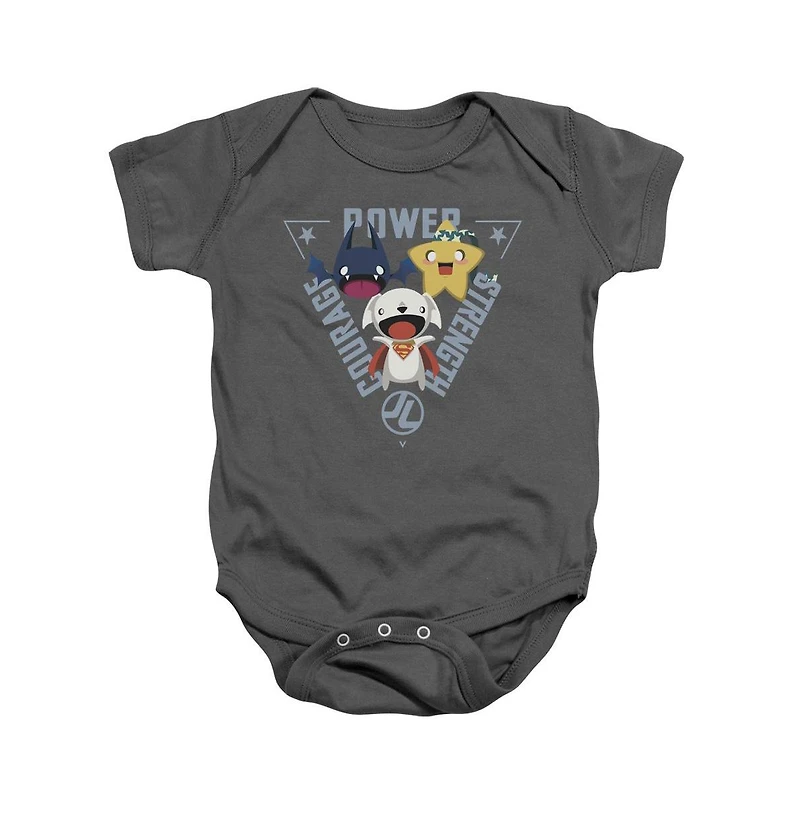 Justice League of America Baby Girls Baby-Girls Power Trio Snapsuit