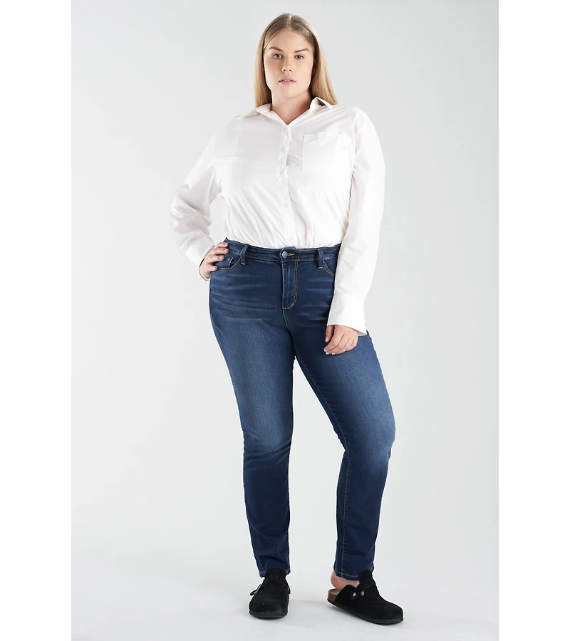 Slink Jeans Plus High Rise Straight