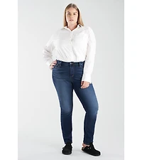 Slink Jeans Plus High Rise Straight