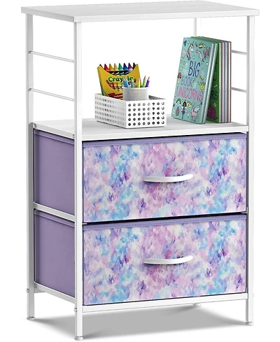 Sorbus End Table with 2 Drawers