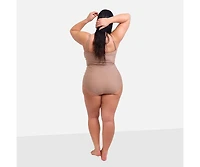 Rebdolls Plus Size Amara Drawstring Cut Out Swimsuit