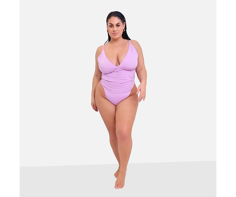 Rebdolls Plus Kailani Ruched Swimsuit