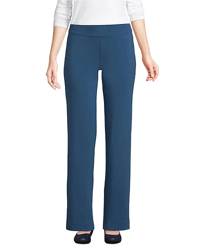 Lands' End Women's Tall Starfish Mid Rise Straight Leg Pants