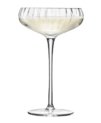 Lsa International Aurelia Champagne Saucer 10oz Clear Optic x 2