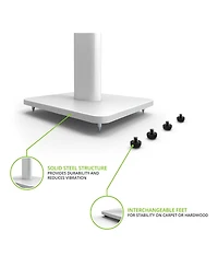 Kanto SP26PL 26" Bookshelf Speaker Stands with Rotating Top Plates and Cable Management - Pair
