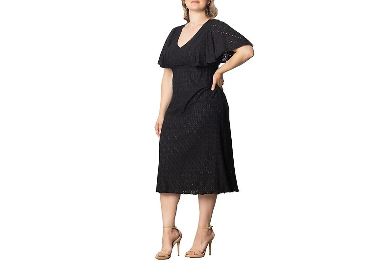 Kiyonna Plus Lucy Eyelet Dress