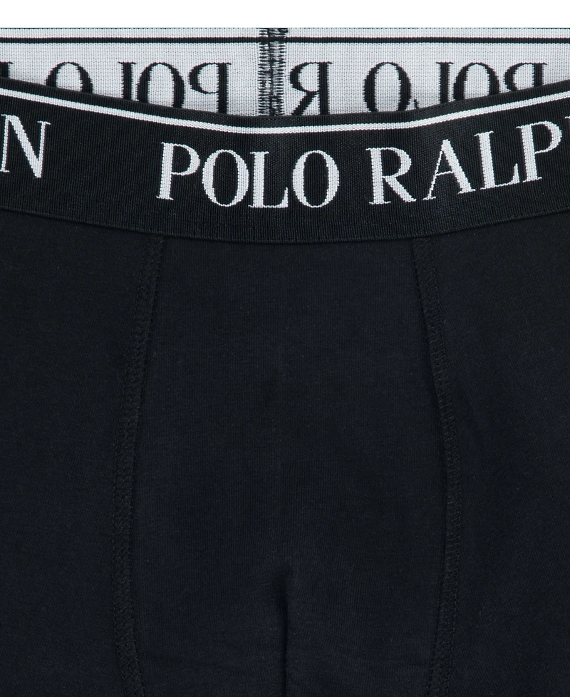 Polo Ralph Lauren Big Boys Cotton Stretch Boxer Briefs 3-Pack