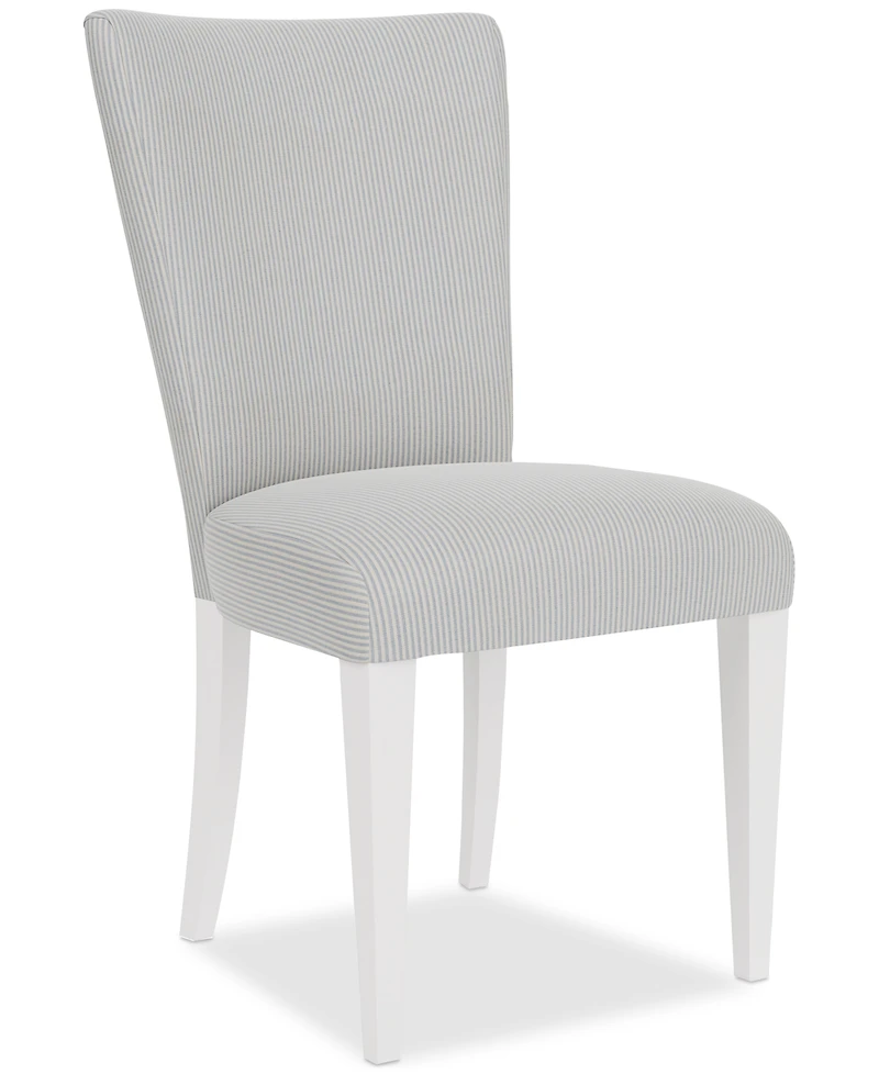 Catriona Striped Upholstered Side Chair, Created for Macy's