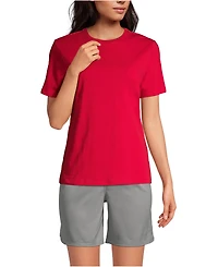 Lands' End Women's Tall Short Sleeve Feminine Fit Essential T-shirt
