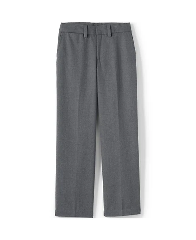 Lands' End Big Boys Plain Front Dress Pants