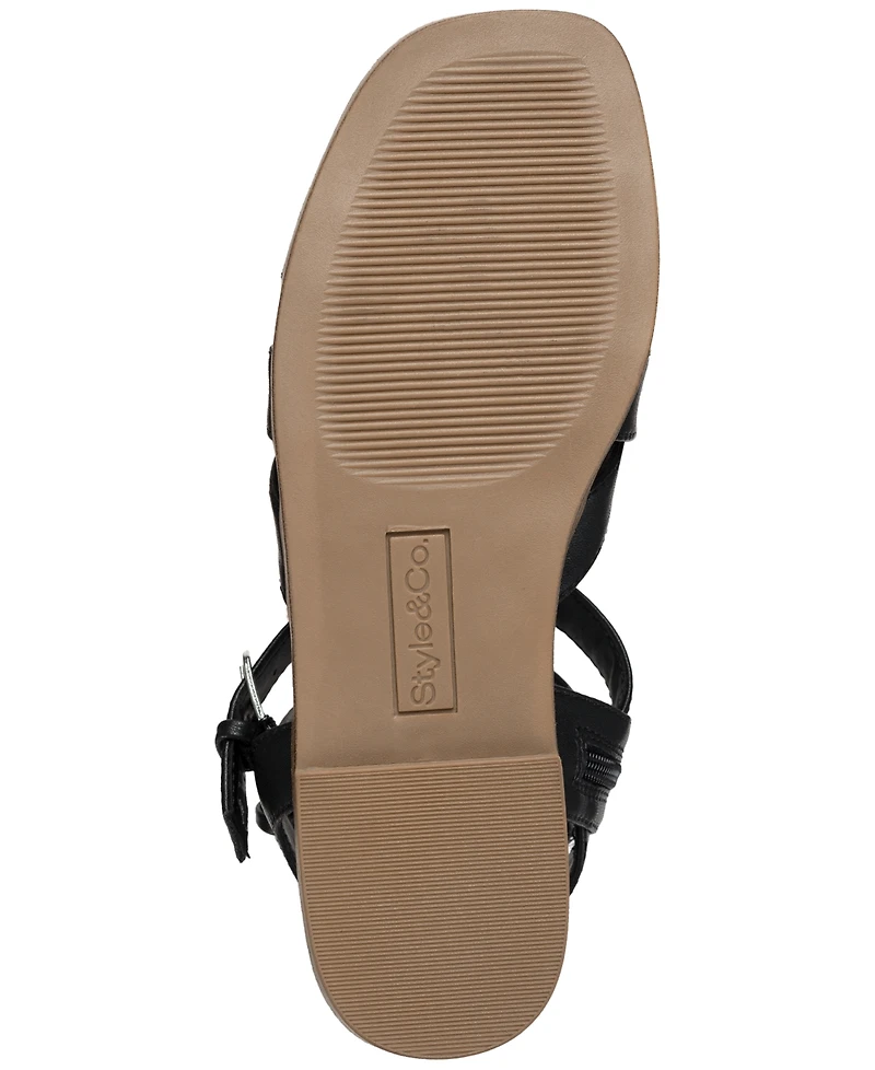 Style & Co Women's Storiee Gladiator Flat Sandals